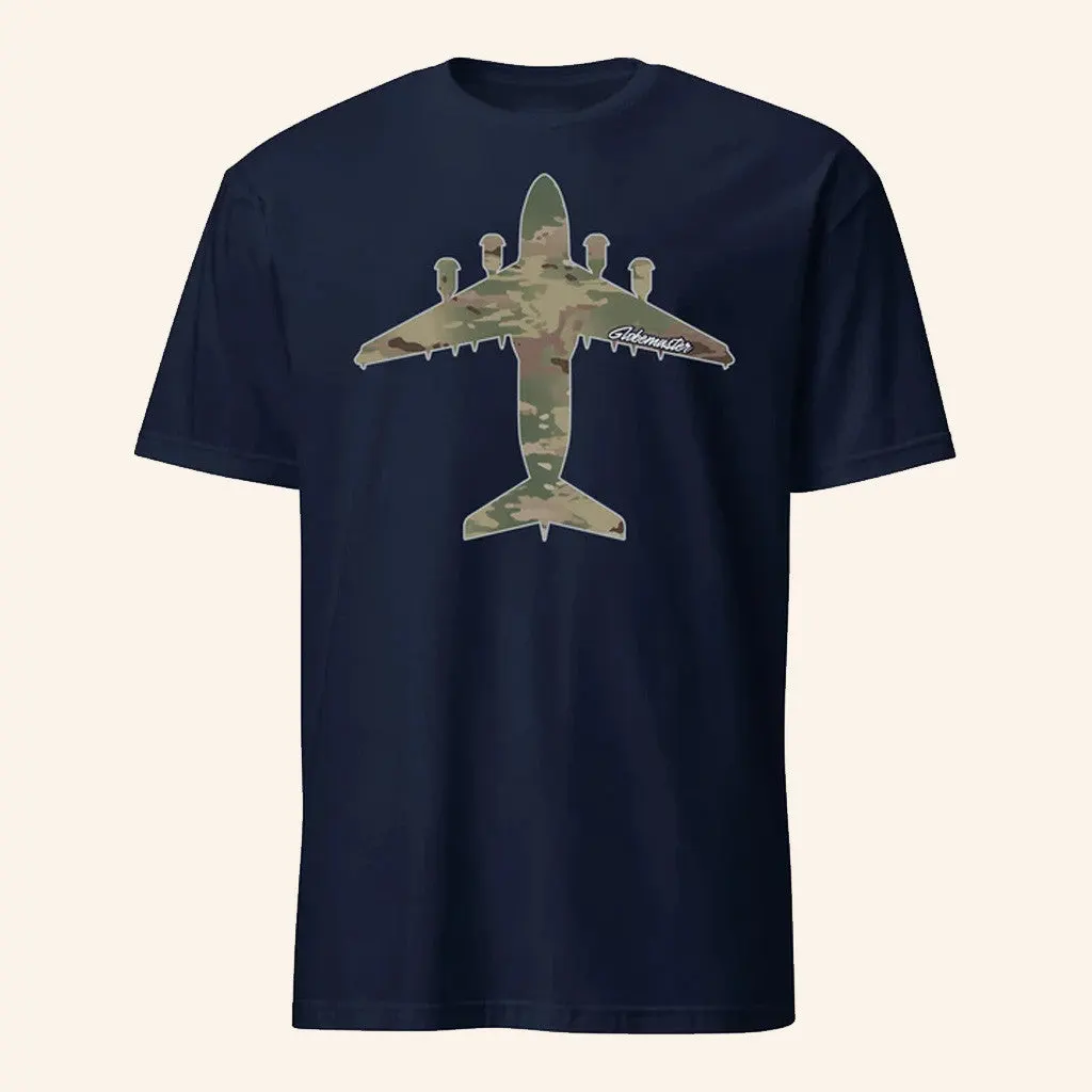 Mach2gear Merch C17 Globemaster Ocp Camo Silhouette TShirt Gifts For Dad