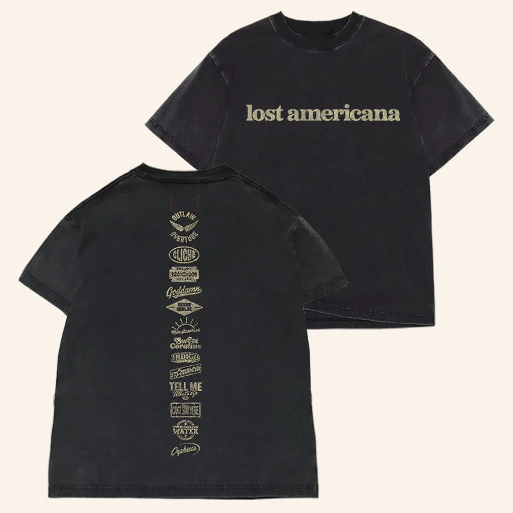 Machine Gun Kelly Merch Tracklist Twofer Wash TShirt Gifts For Music Fans