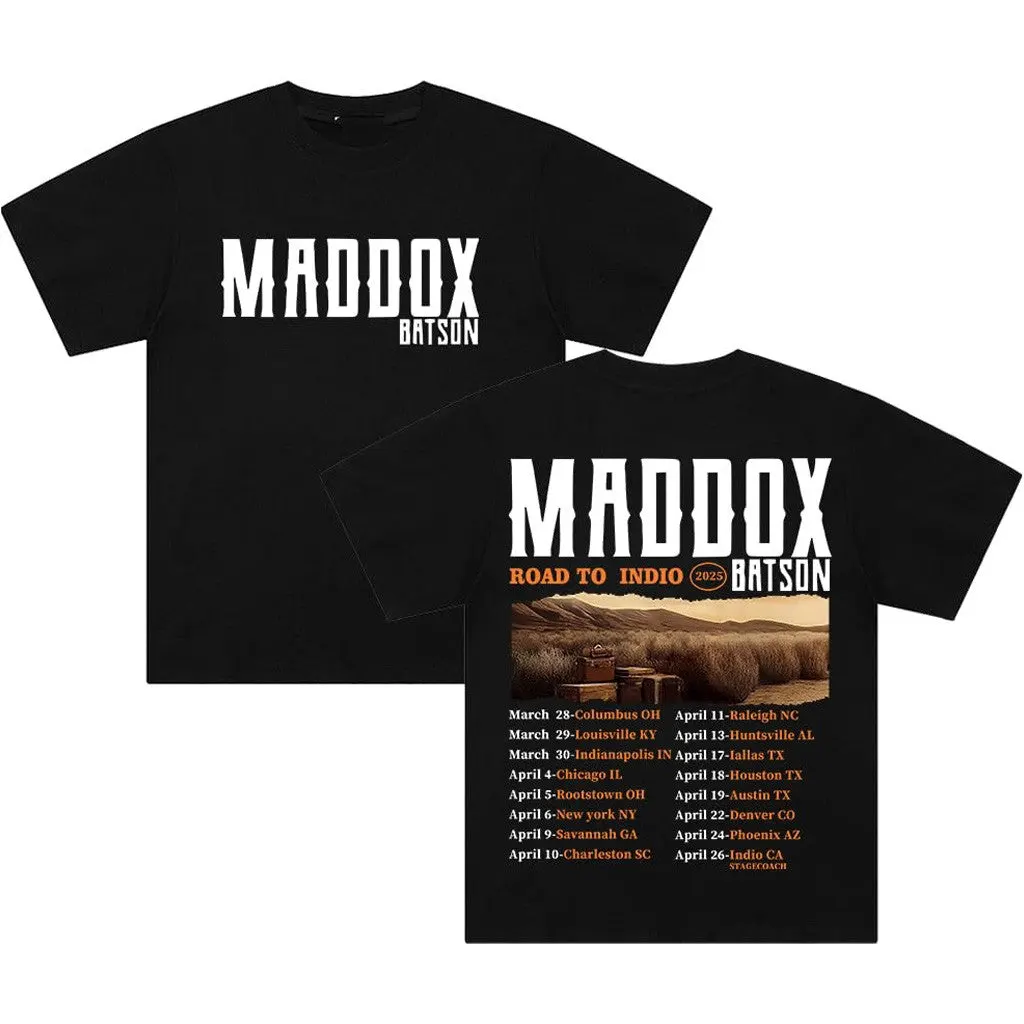 Maddox Batson Merch Tour Road To Indio TShirt Gifts For Boyfriend