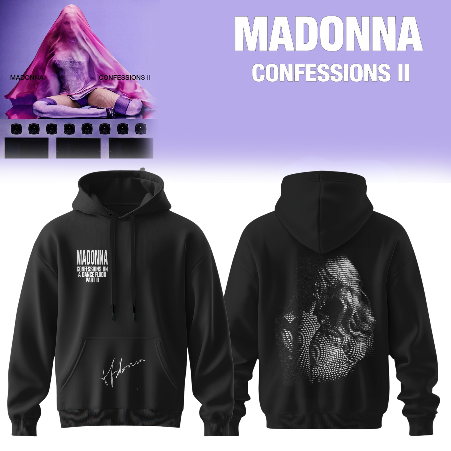 Madonna Confessions II Album Collector Edition Fan Hoodie