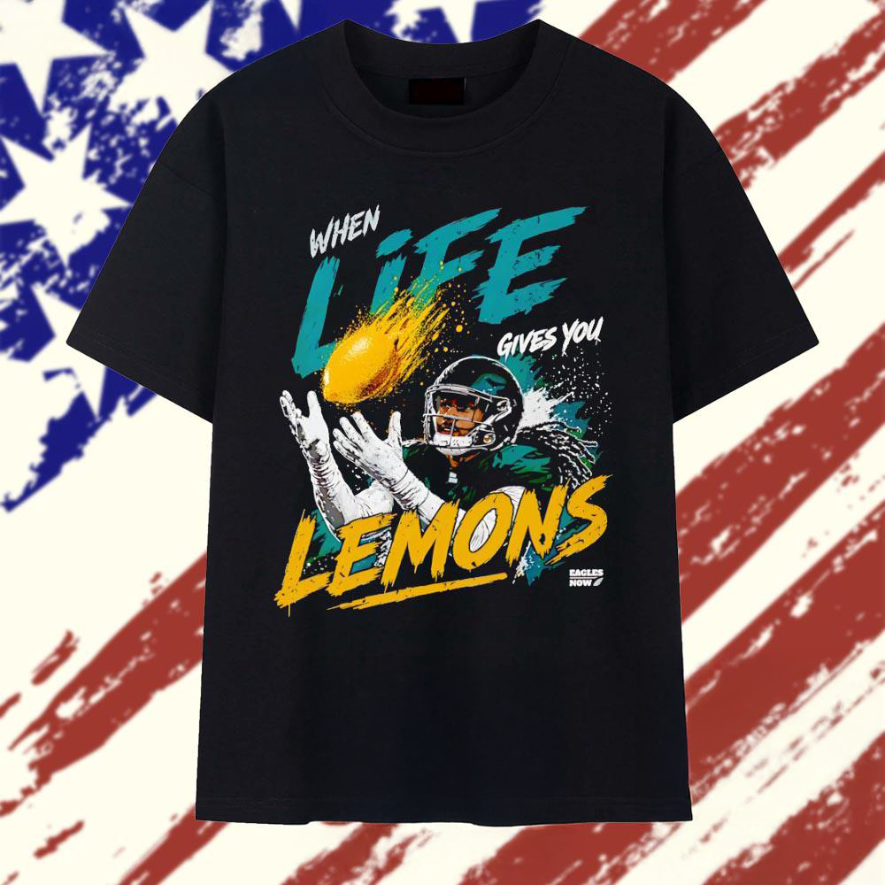Makai Lemon Philadelphia Eagles NFL When Life Gives You Lemon graphic T Shirt