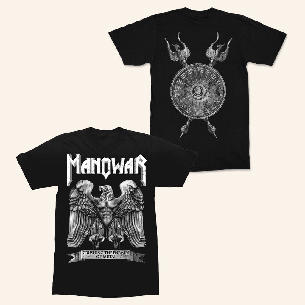Manowar Merch 2026 Battle Hymns Eagle Shield Vintage TShirt Gifts For Band Fans