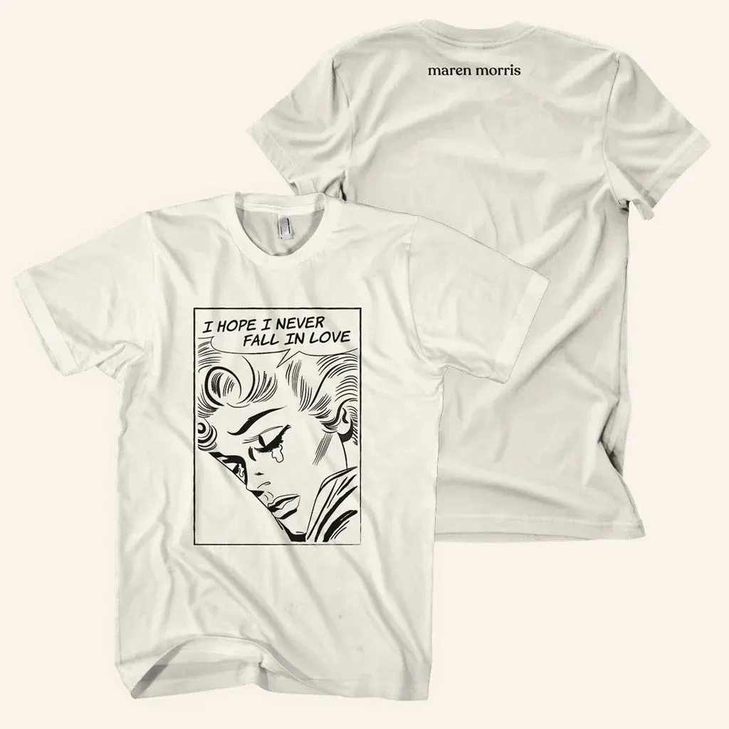 Maren Morris Merch I Hope I Never Fall In Love TShirt Gifts For Fans