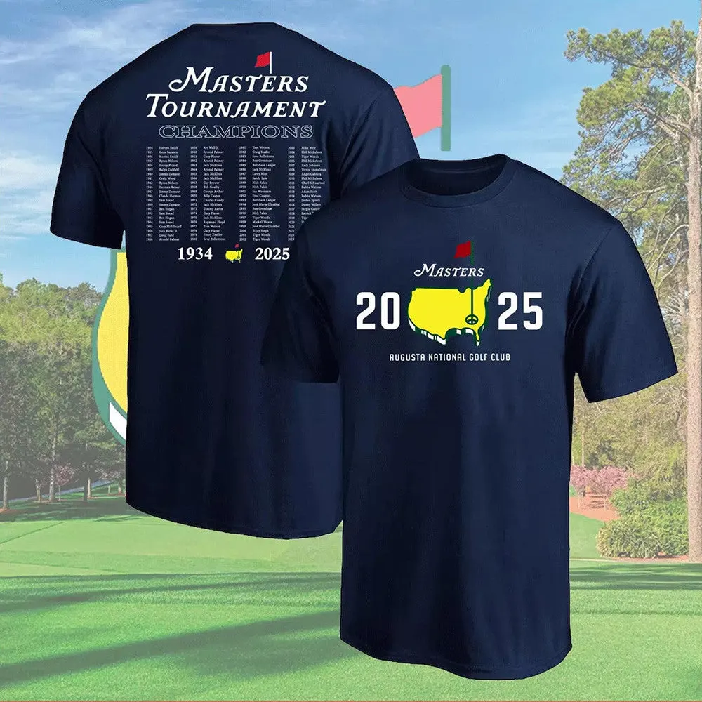 Masters Merch 2025 TShirt The Masters Merch Fathers Day Gifts For Golfers