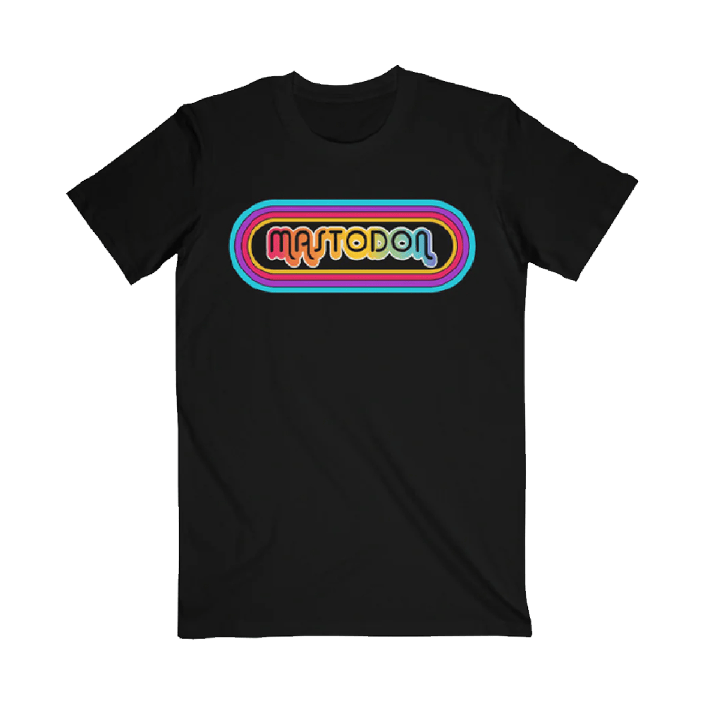 Mastodon Rocks Merch 70s Rainbow Logo TShirt Best Fathers Day Special Gifts