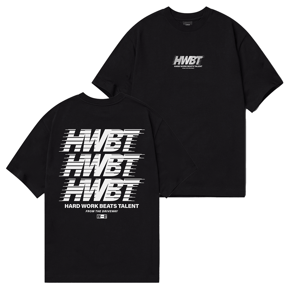 Mat Armstrong Merch HWBT Merchandise HWBT Hard Work Beats Talent Multi Logo TShirt
