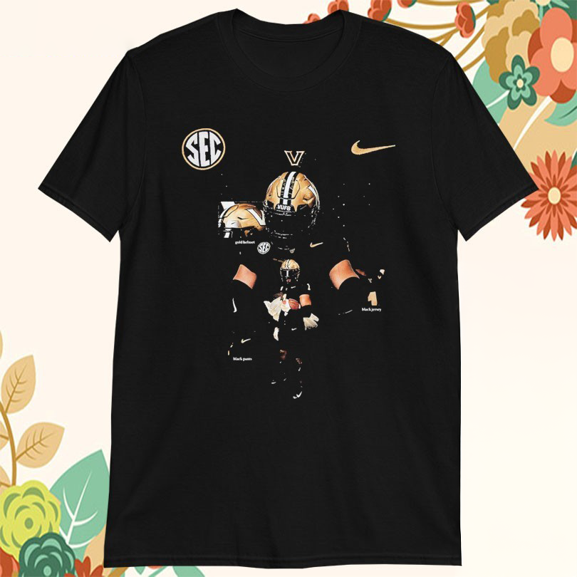 Matchup Vanderbilt Commodores VS LSU Tigers For NFL Game 07 Uniform On October 17 2025 SEC Nike Tshirts