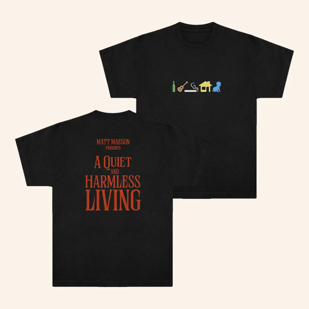 Matt Maeson Merch A Quiet And Harmless Living TShirt Gifts For Him