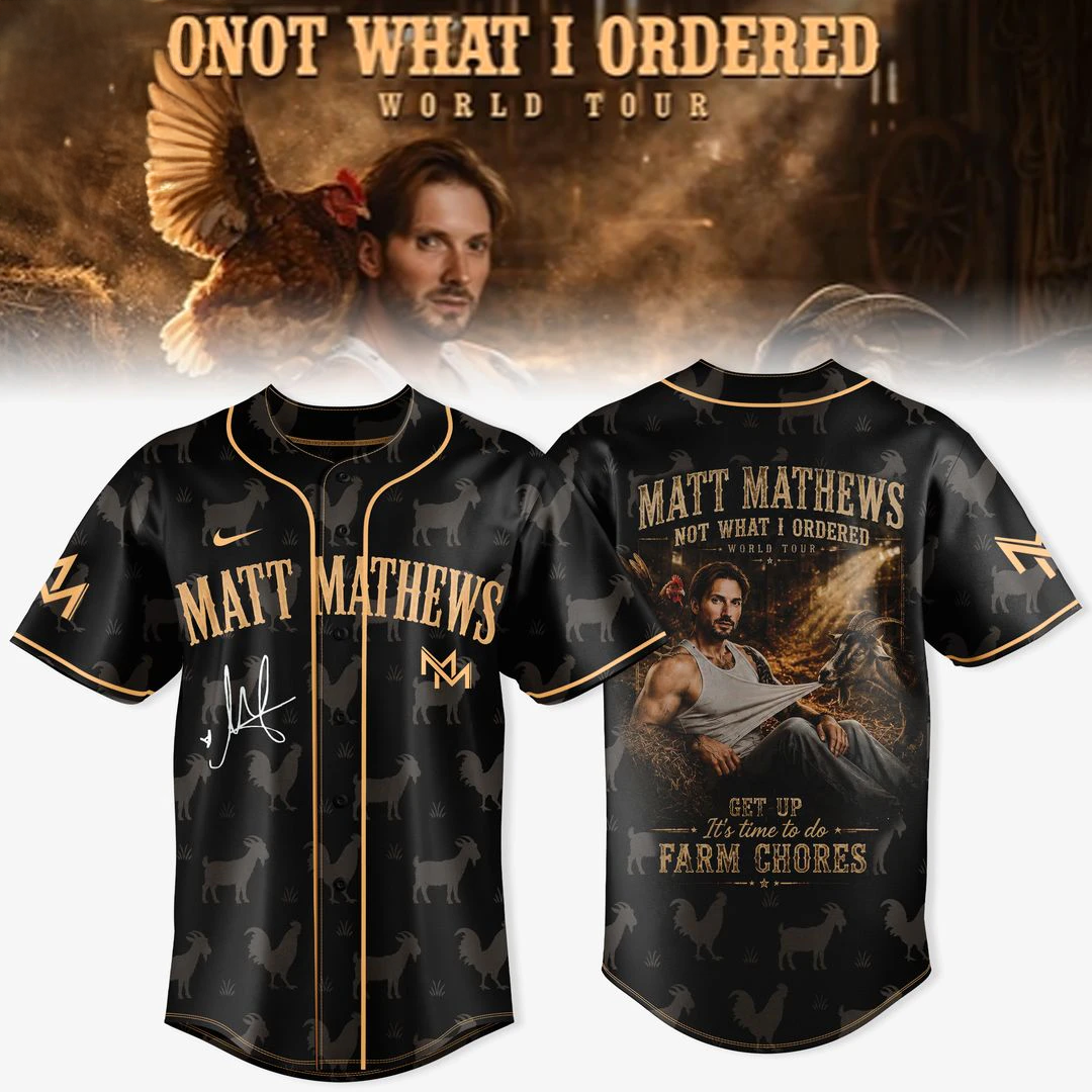 Matt Mathews Not What I Ordered Tour Edition Jersey