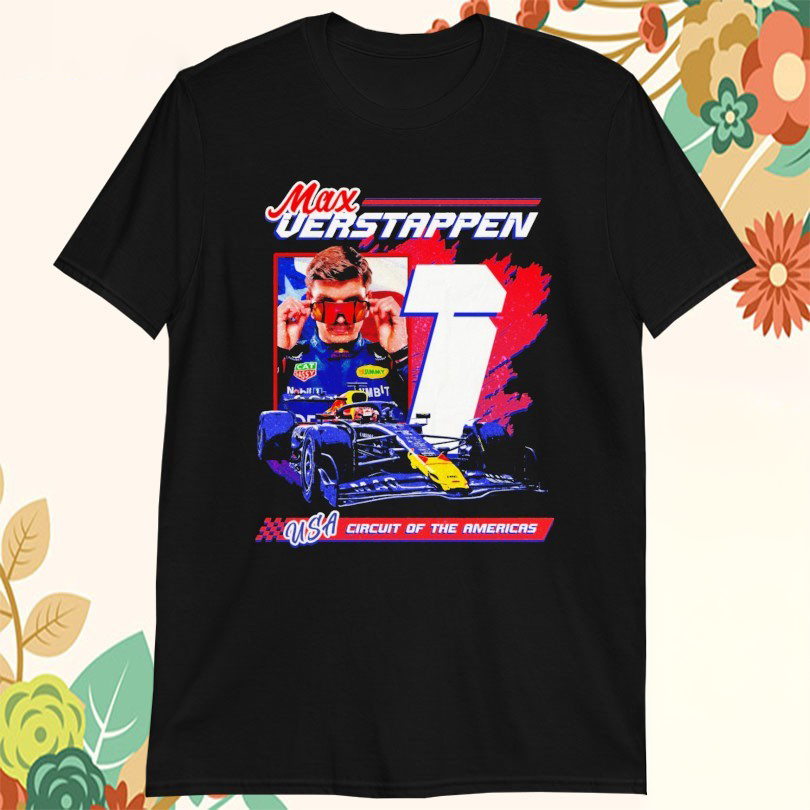 Max Verstappen USA Circuit Of The Americas Racing Tshirts