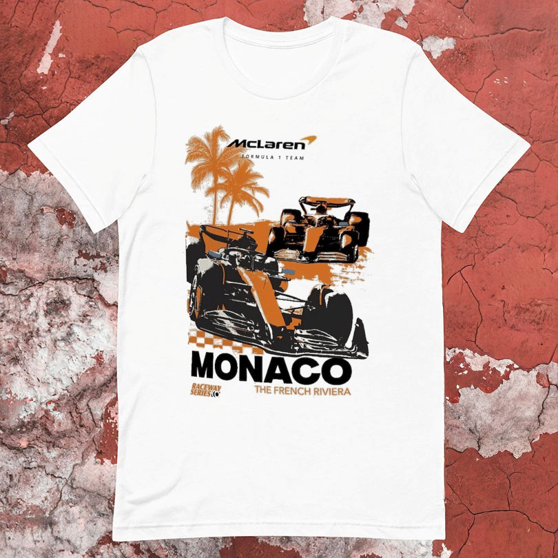 McLaren F1 Raceway Monaco Raceway Series The French Riviera Tshirts
