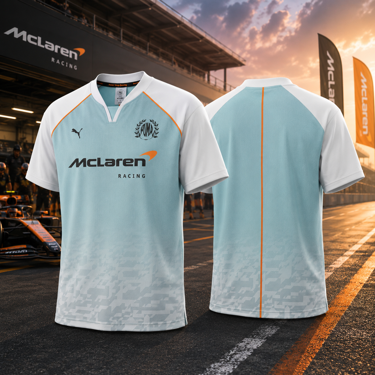 McLaren Racing Speed Edition Jersey Motorsports Circuit Team Supporter Shirt 1 - Unicasport McLaren Racing Speed Edition Jersey Motorsports Circuit Team Supporter Shirt