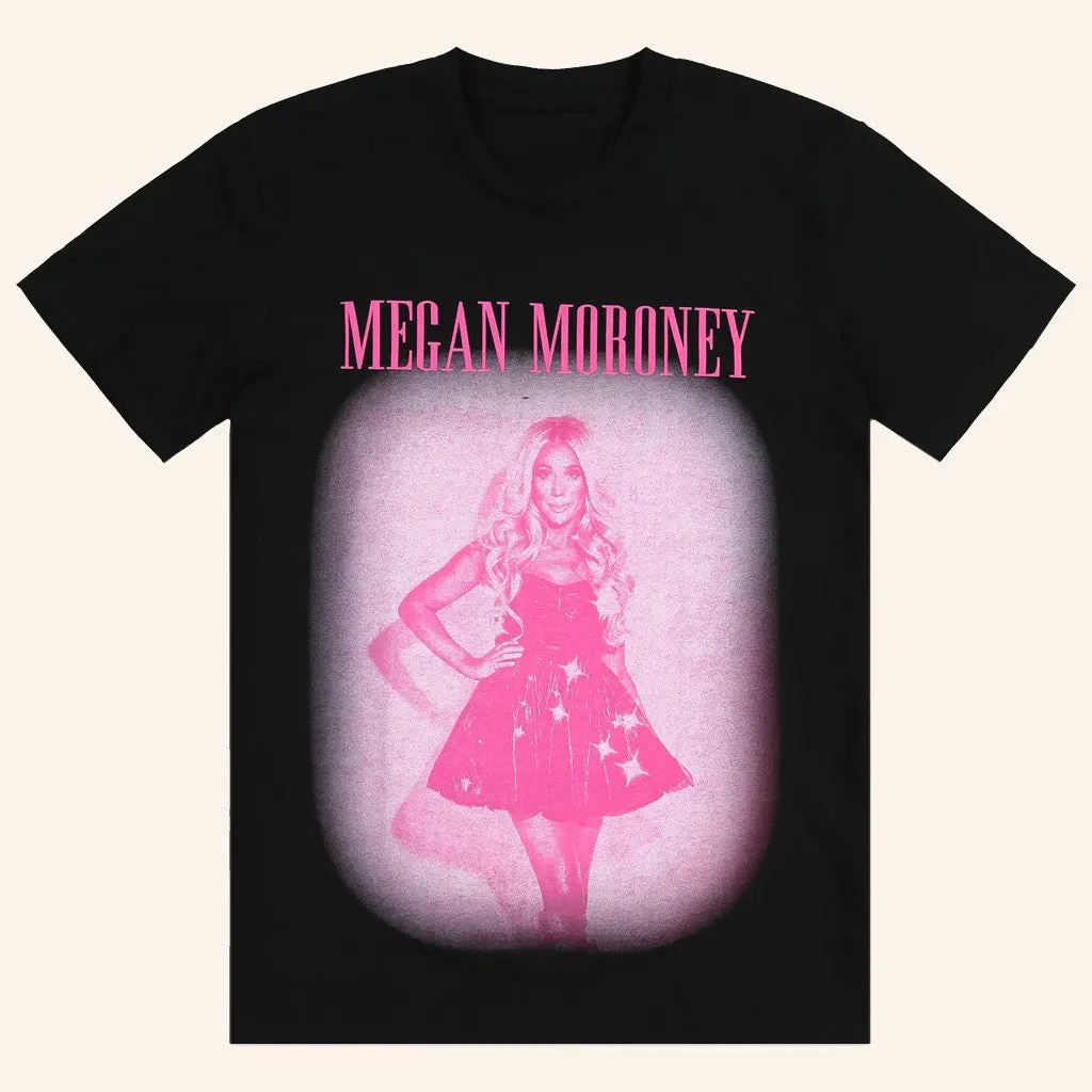 Megan Moroney Merch Pink Photo Black TShirt Gifts For Girlfriend