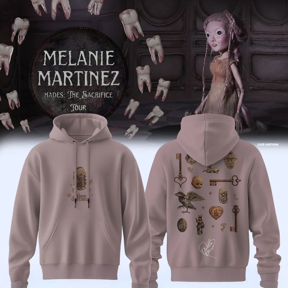 Melanie Martinez HADES The Sacrifice Tour Collector Graphic T Shirt Collection