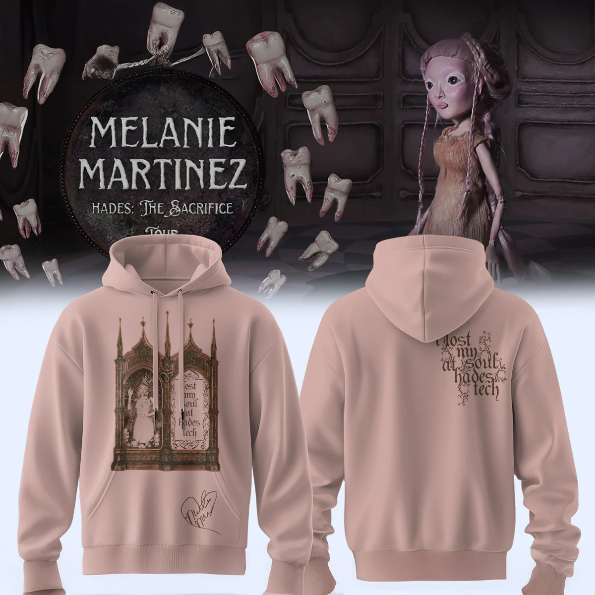 Melanie Martinez HADES The Sacrifice Tour Collector Shirt And Hoodie Edition