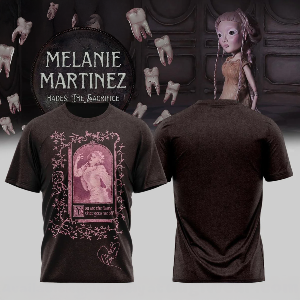 Melanie Martinez HADES The Sacrifice Tour Exclusive Shirt And Hoodie Collection