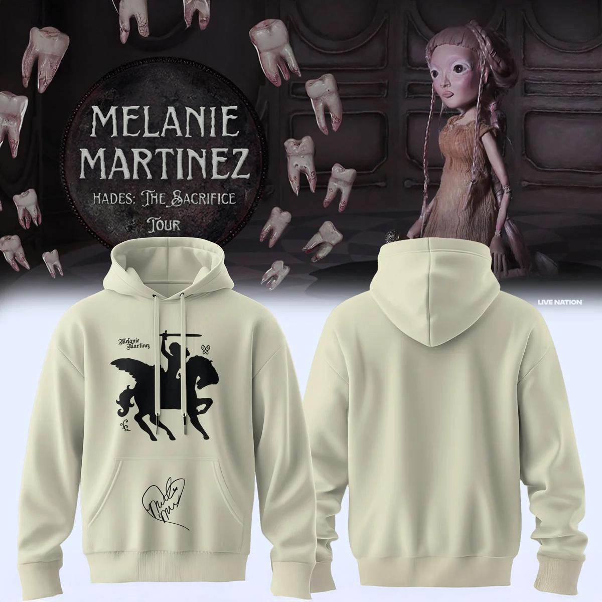 Melanie Martinez HADES The Sacrifice Tour Limited Shirt And Hoodie Edition