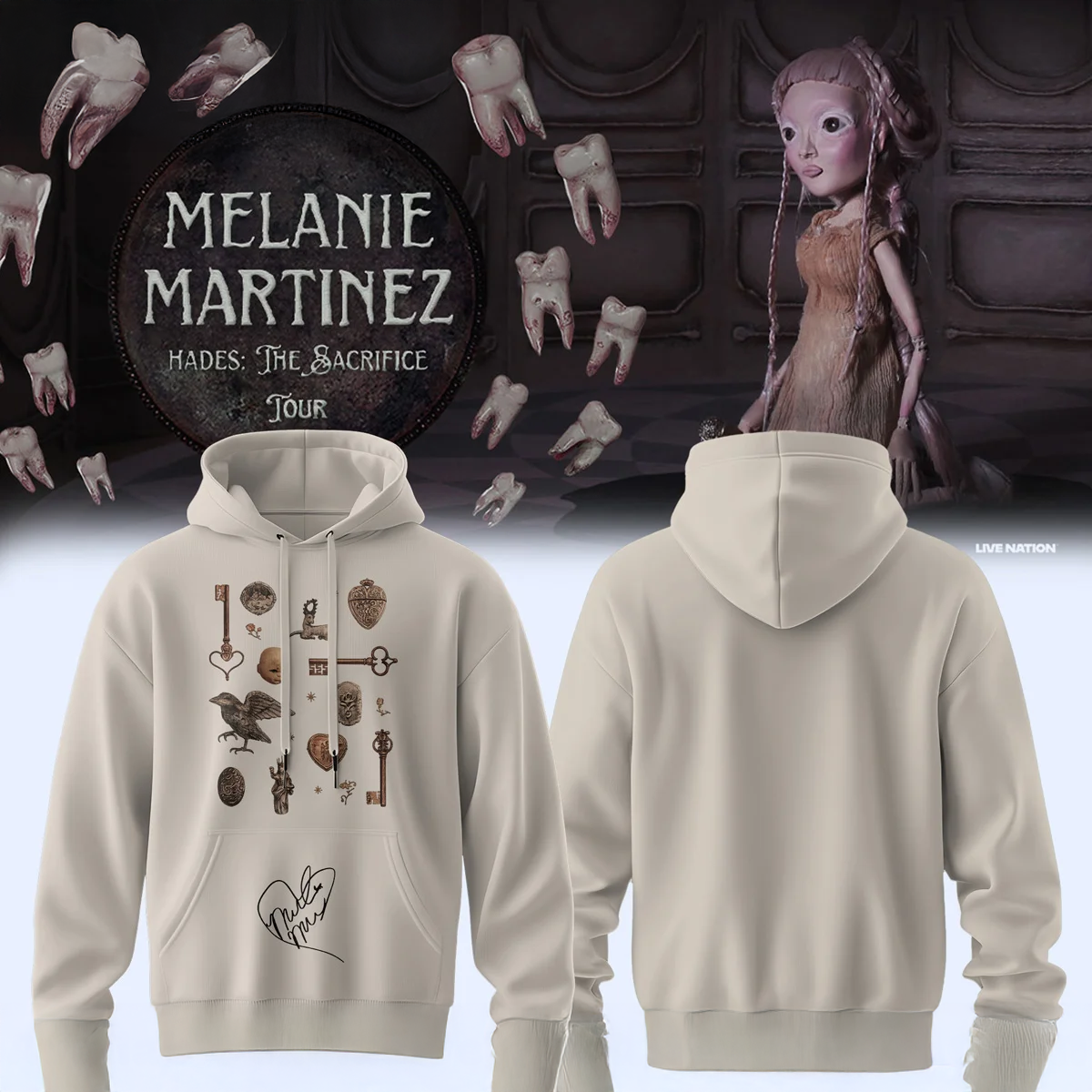 Melanie Martinez HADES The Sacrifice Tour Premium Fan Apparel Collection