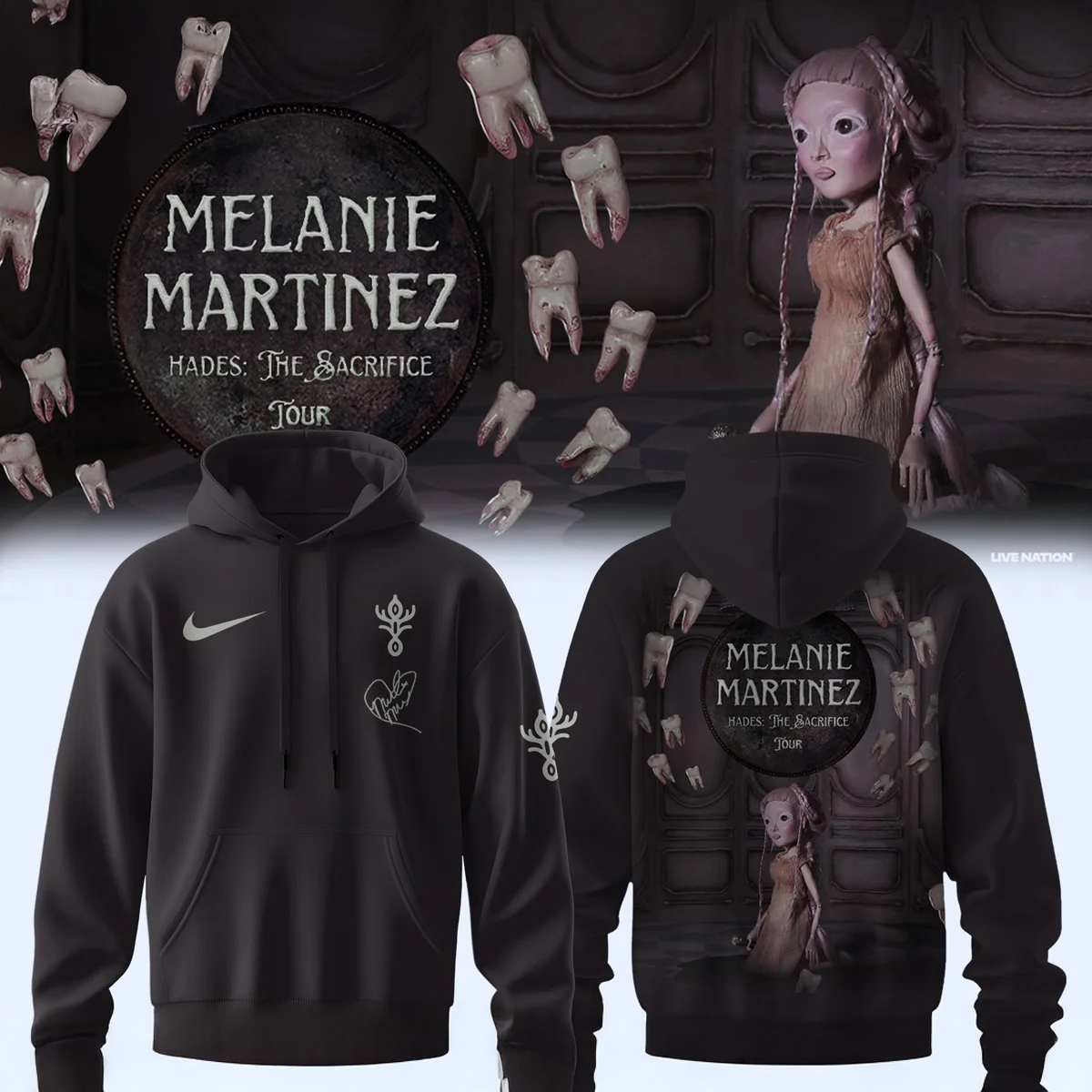 Melanie Martinez HADES The Sacrifice Tour Premium Shirt And Hoodie Collection