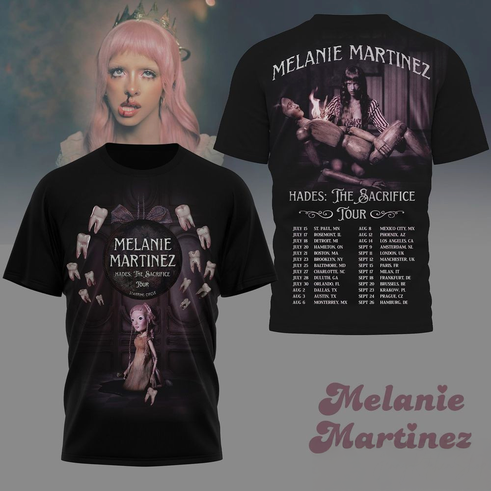 Melanie Martinez Hades The Sacrifice Tour 2026 TShirt