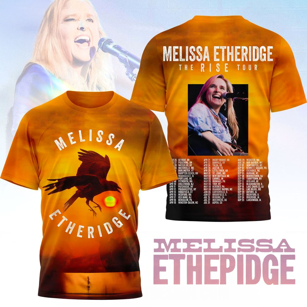 Melissa Etheridge The Rise Tour TShirt