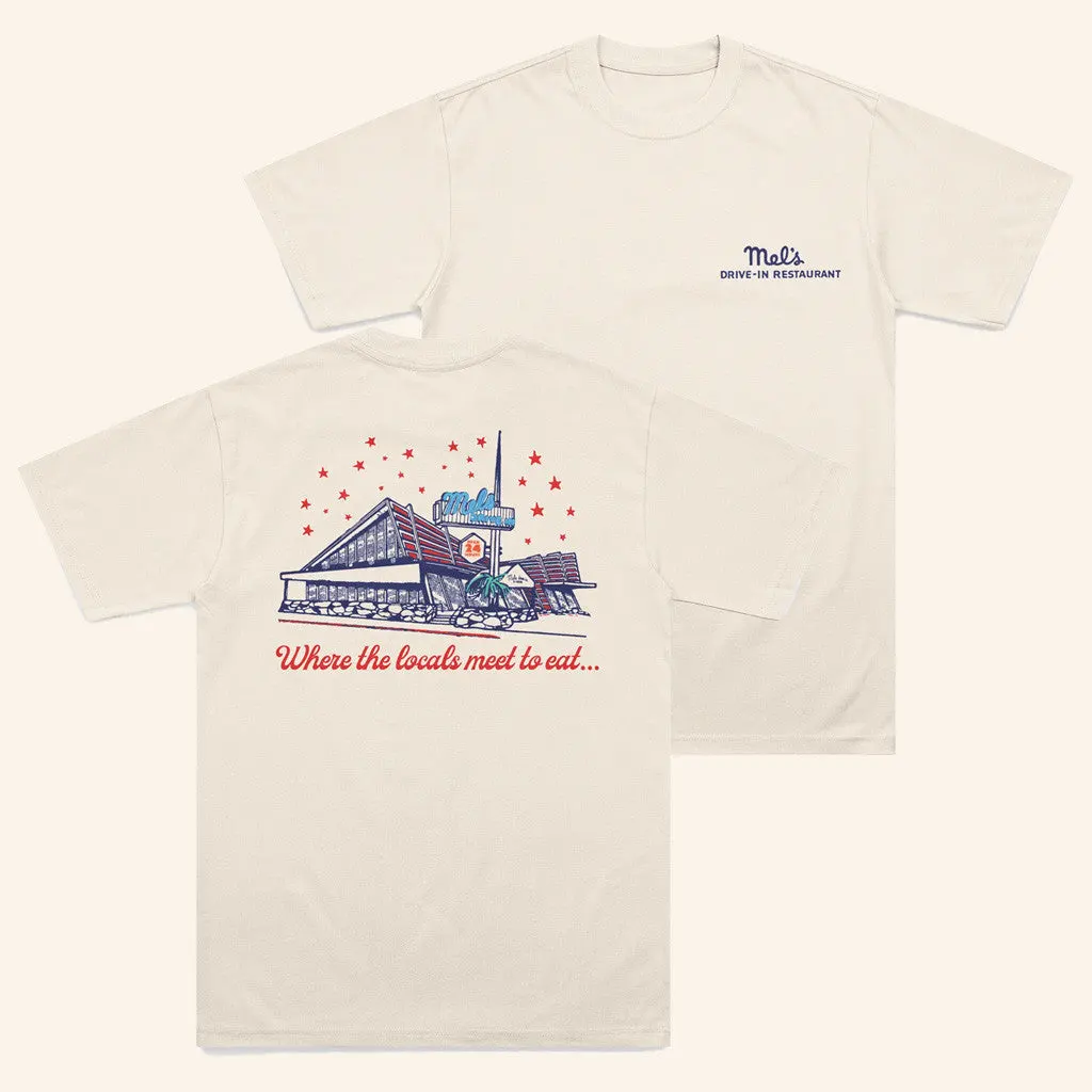 Mels Drive In Merch Mels Sunset BLVD TShirt Gifts For Him