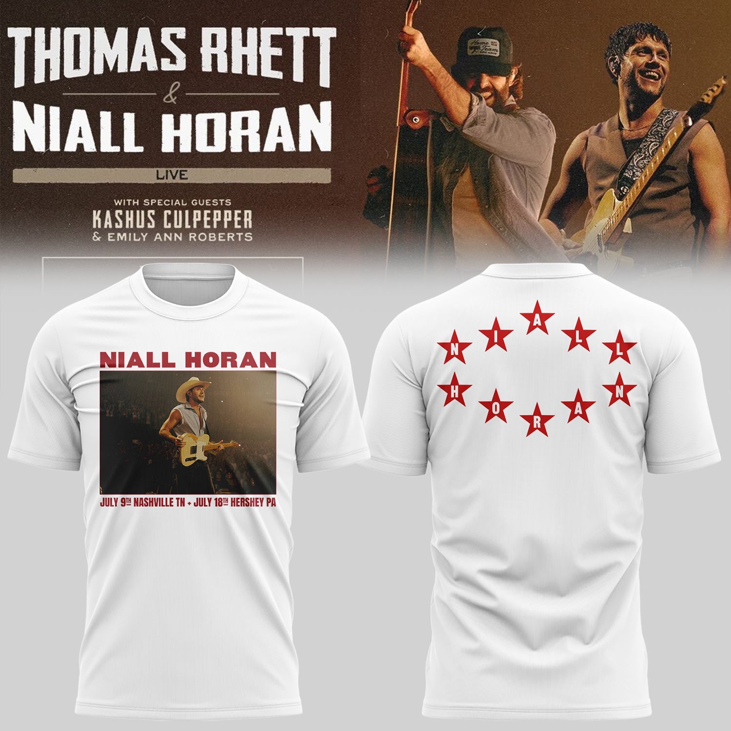 Memorial The Soundtrack to Life Tour Concert Tee