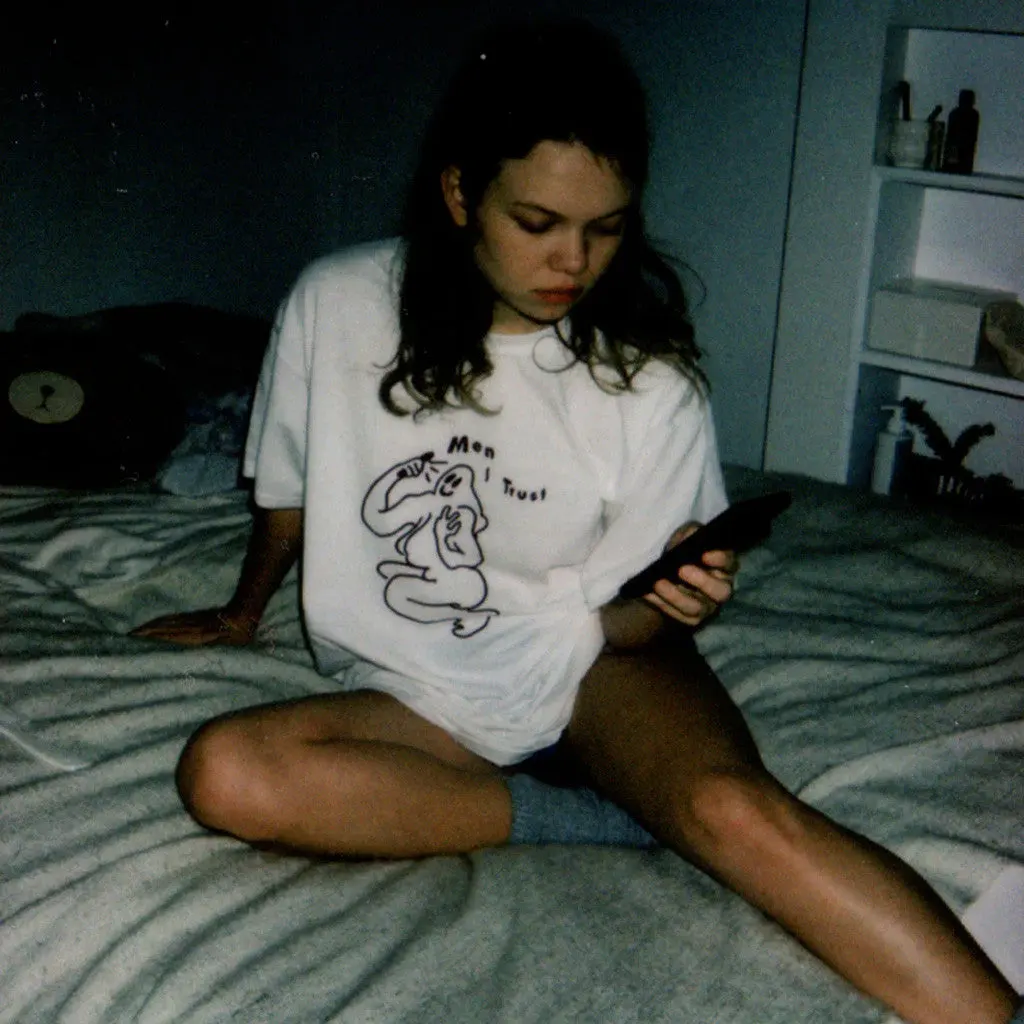 Men I Trust Merch White Ghost TShirt Presents For Boyfriend