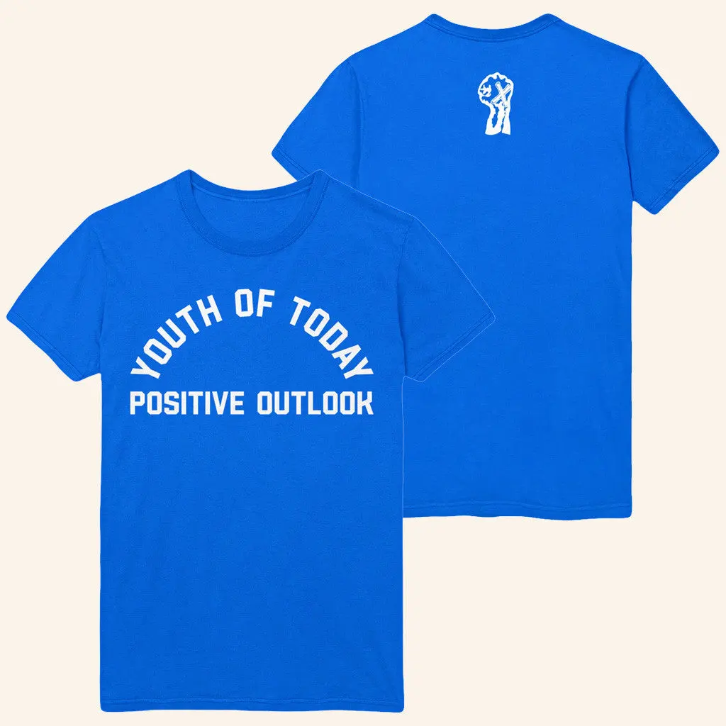 Merch Now Merch Youth Of Today Positive Outlook TShirt Good Gifts For Boyfriend