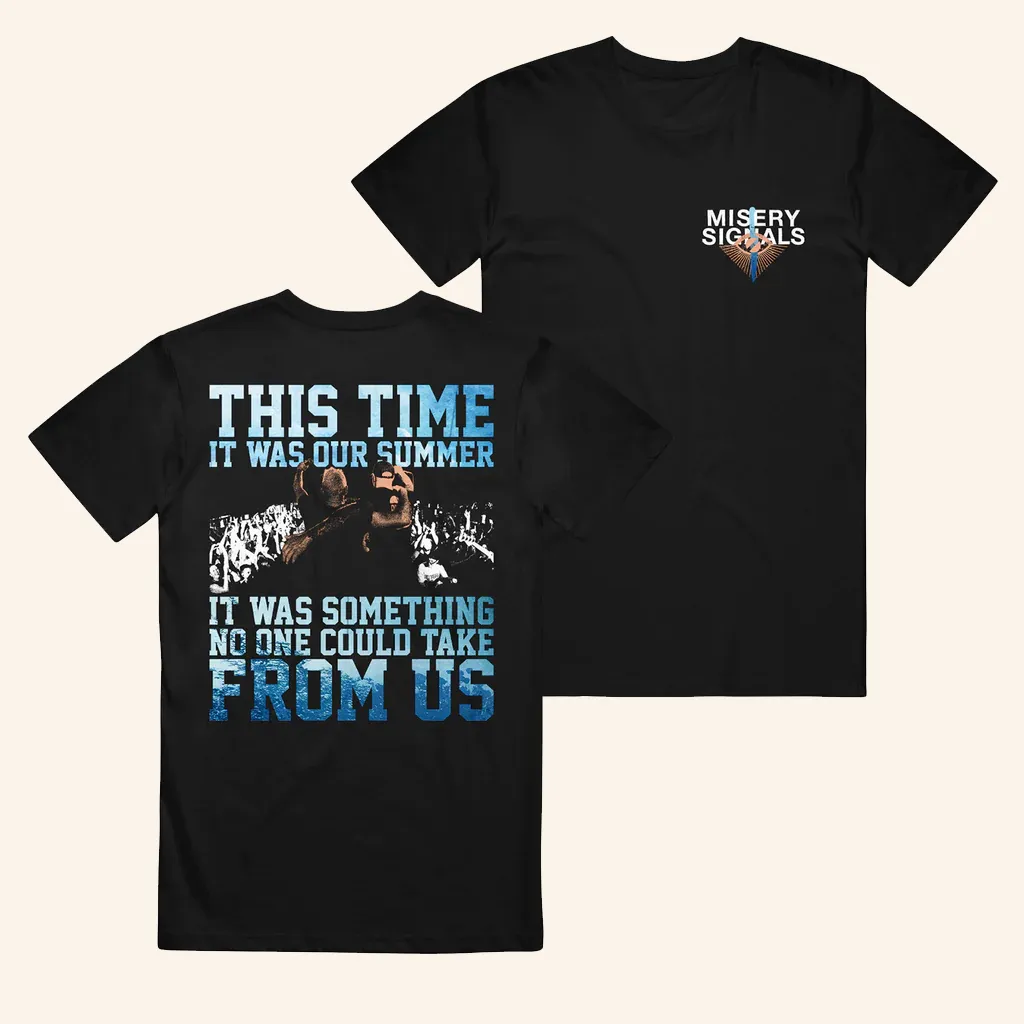 Merchnow Merch Misery Signals This Time Black TShirt Christmas Gift Ideas For Dad