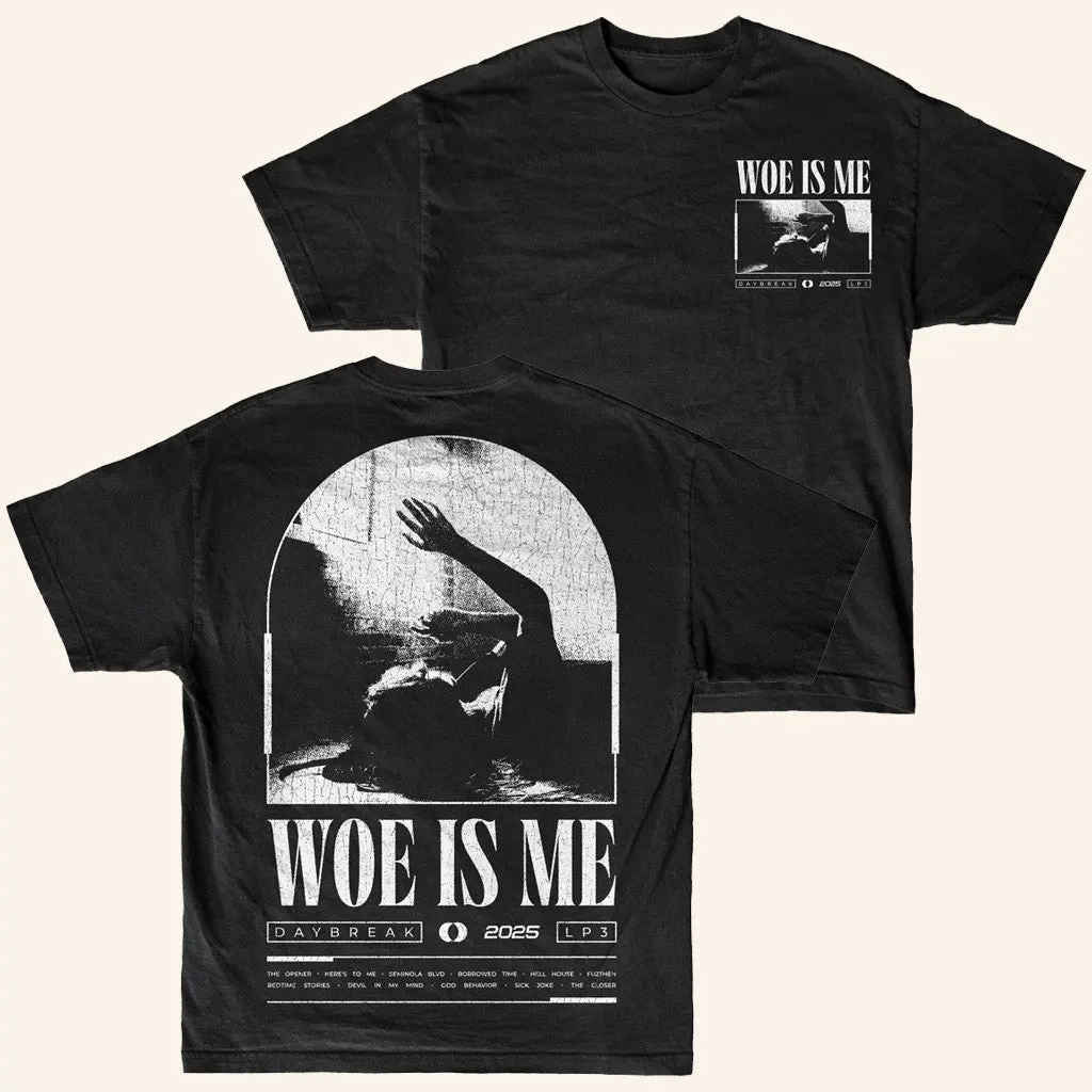 Merchnow Merch Woe Is Me Lp3 Black TShirt Unique Gift For Boyfriend