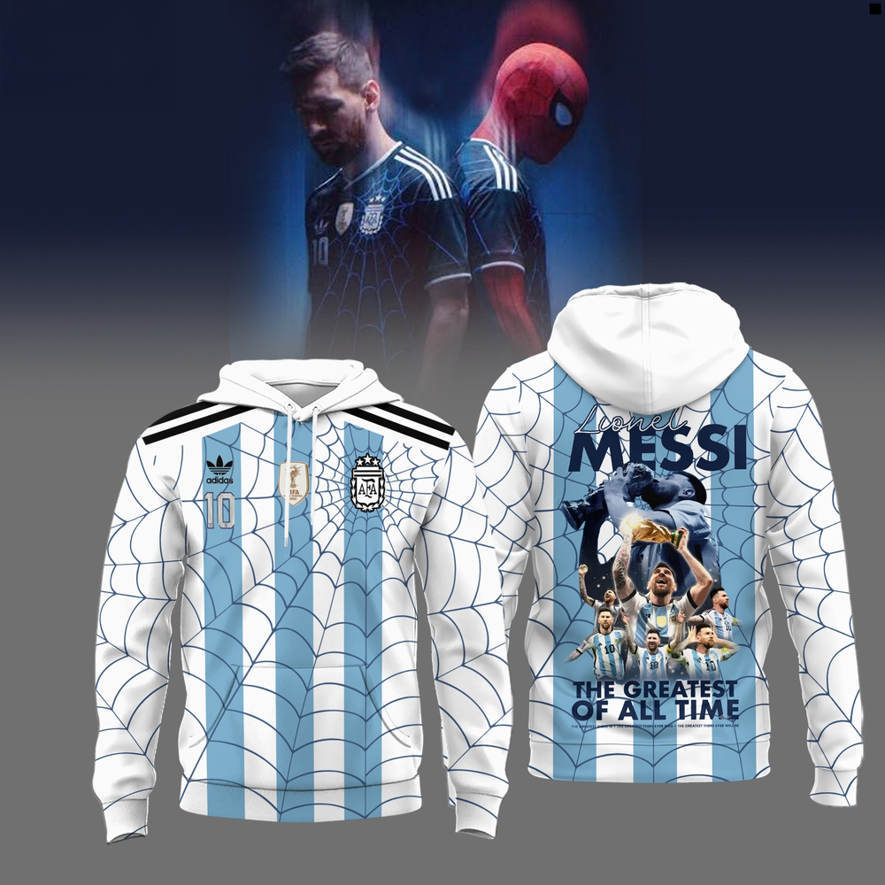 Messi x Spider Man GOAT World Cup Official Fan Hoodie Collection