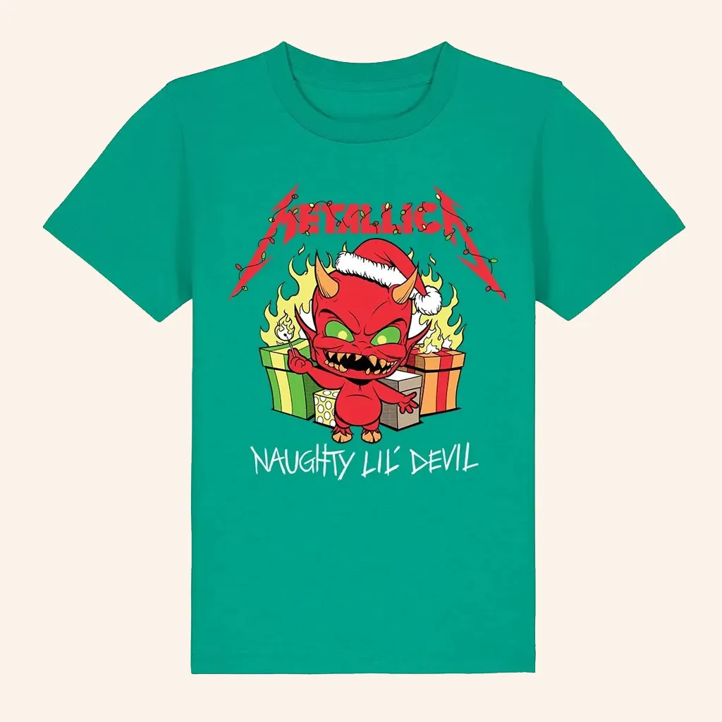 Metallica Merch Naughty Lil Devil Holiday TShirt Christmas Ideas For Boyfriend