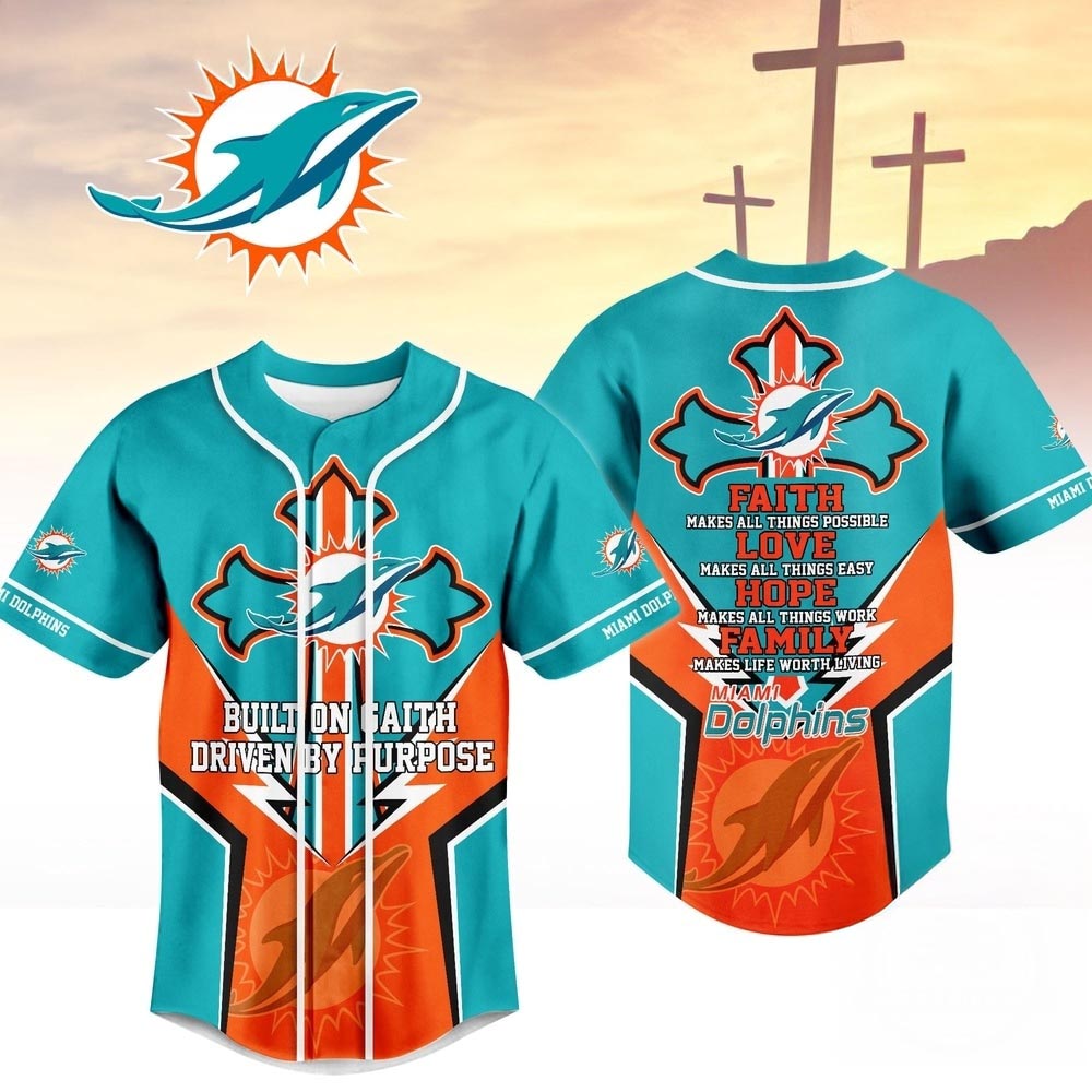 Miami Dolphins Blessed Beyond The Score Baseball Jersey Football Faith Supporter Apparel 1 - Unicasport Miami Dolphins Blessed Beyond The Score Baseball Jersey Football Faith Supporter Apparel