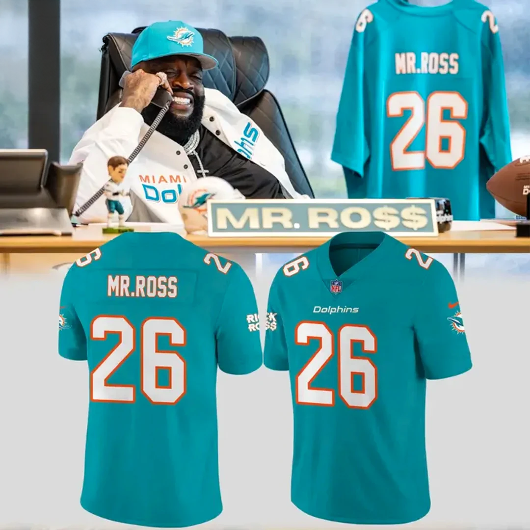 Miami Dolphins x Rick Ross Edition Football Jersey