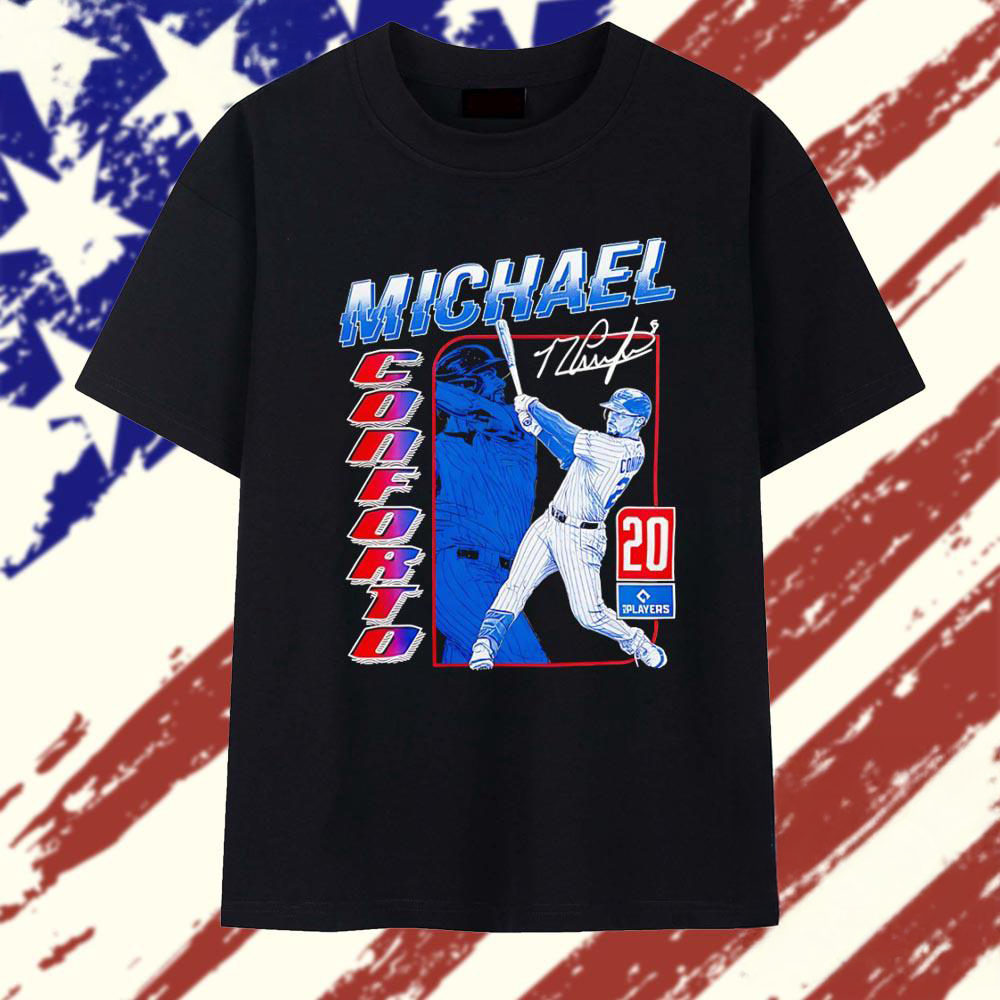 Michael Conforto 20 Signature Style Baseball Fan T Shirt