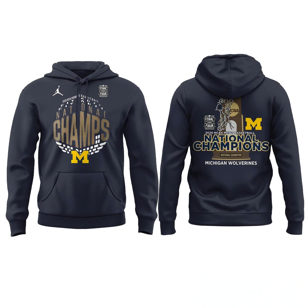 Michigan Wolverines 2026 Mens Basketball National Champions Hoodie
