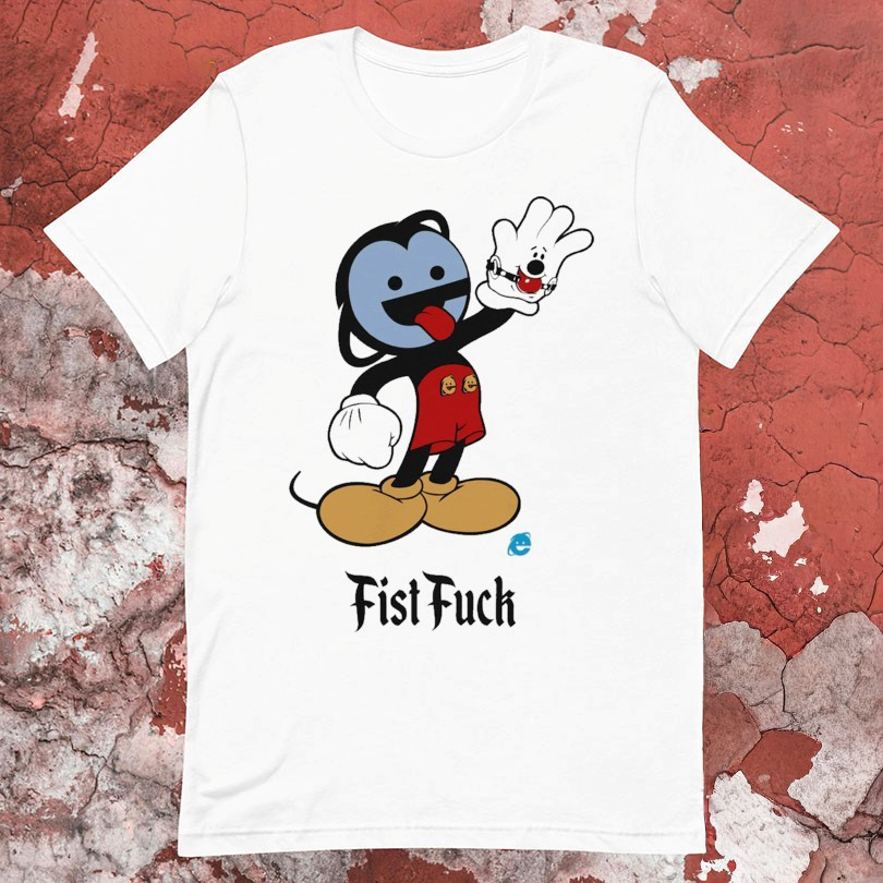 Mickey Mouse Dustrial Fisticuffs Fist Fuck Tshirts