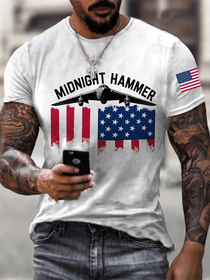 Midnight Hammer Shirt USA Patriotic TShirt Gifts For Husband