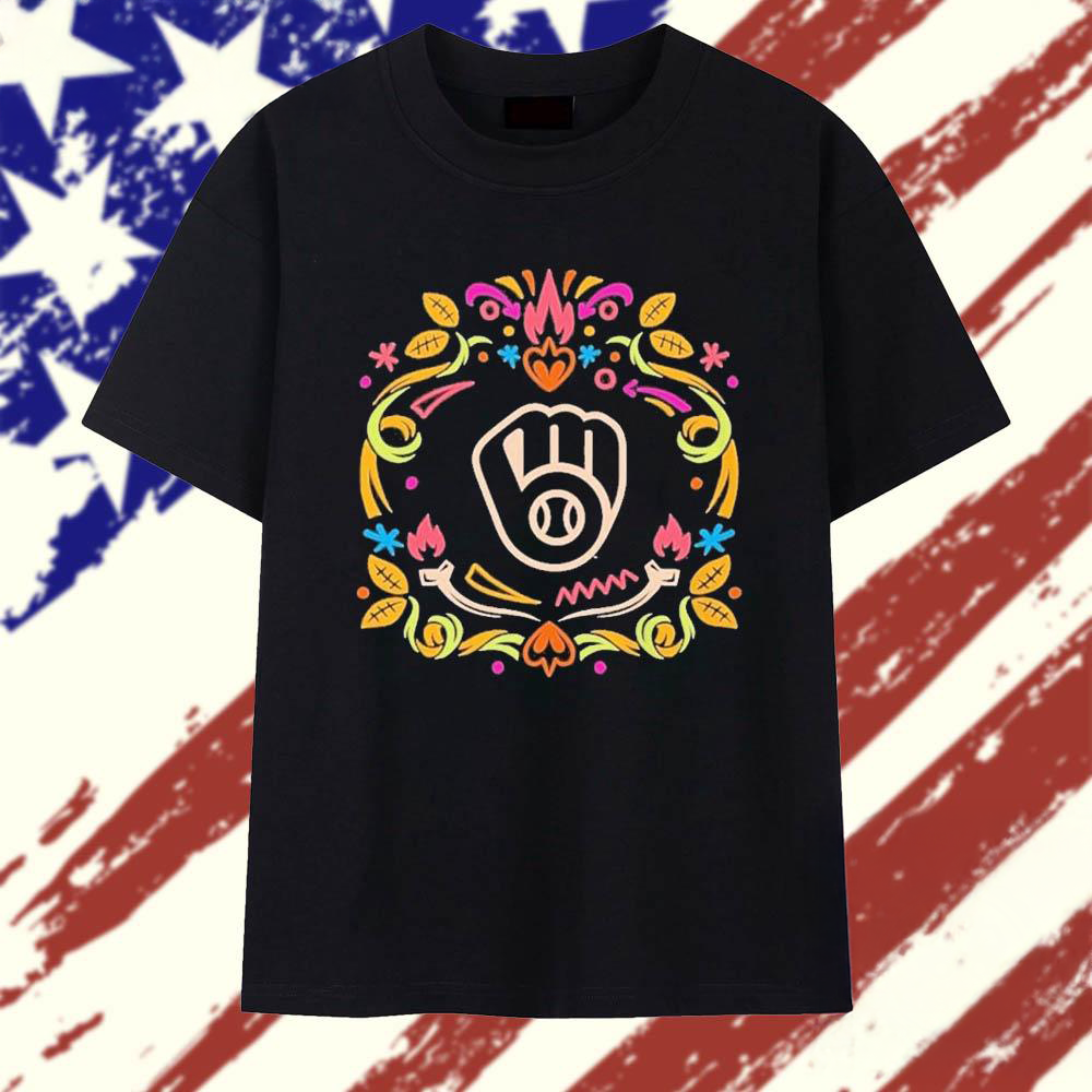 Milwaukee Brewers Dia de los Muertos MLB Celebration 2025 Vintage T Shirt