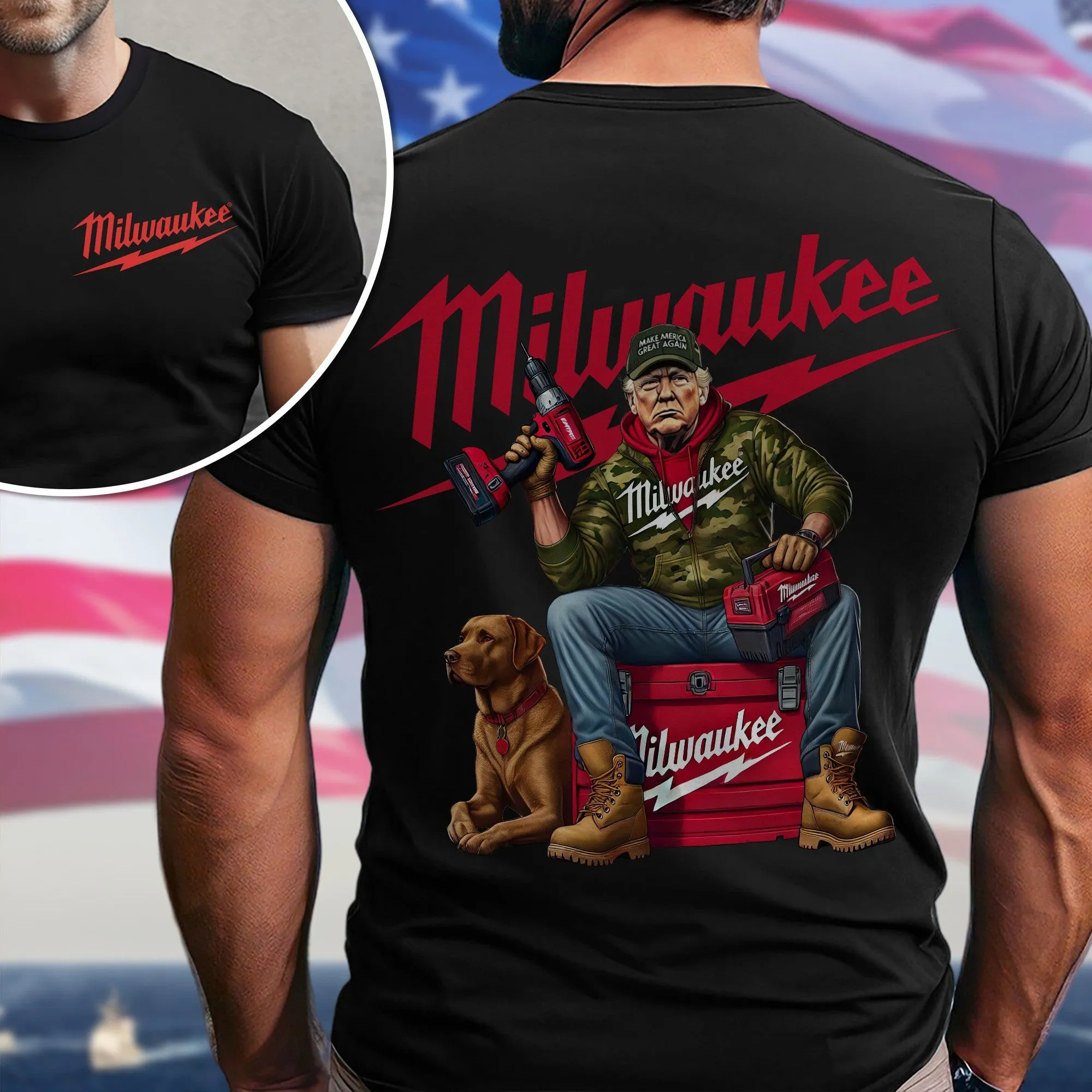 Milwaukee Trump 2025 Shirt Make America Great Again Donald Trump 45 47 TShirt Gifts