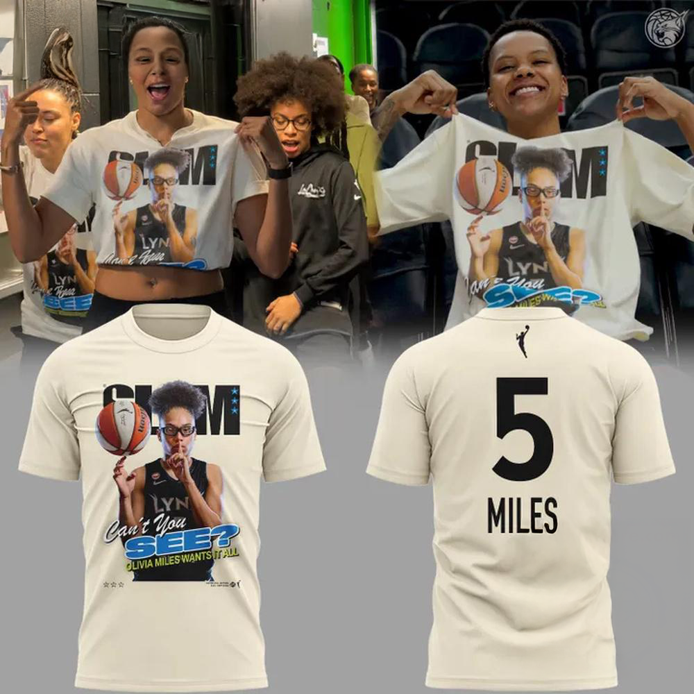 Minnesota Lynx Olivia Miles Cant You See 2026 Graphic T Shirt
