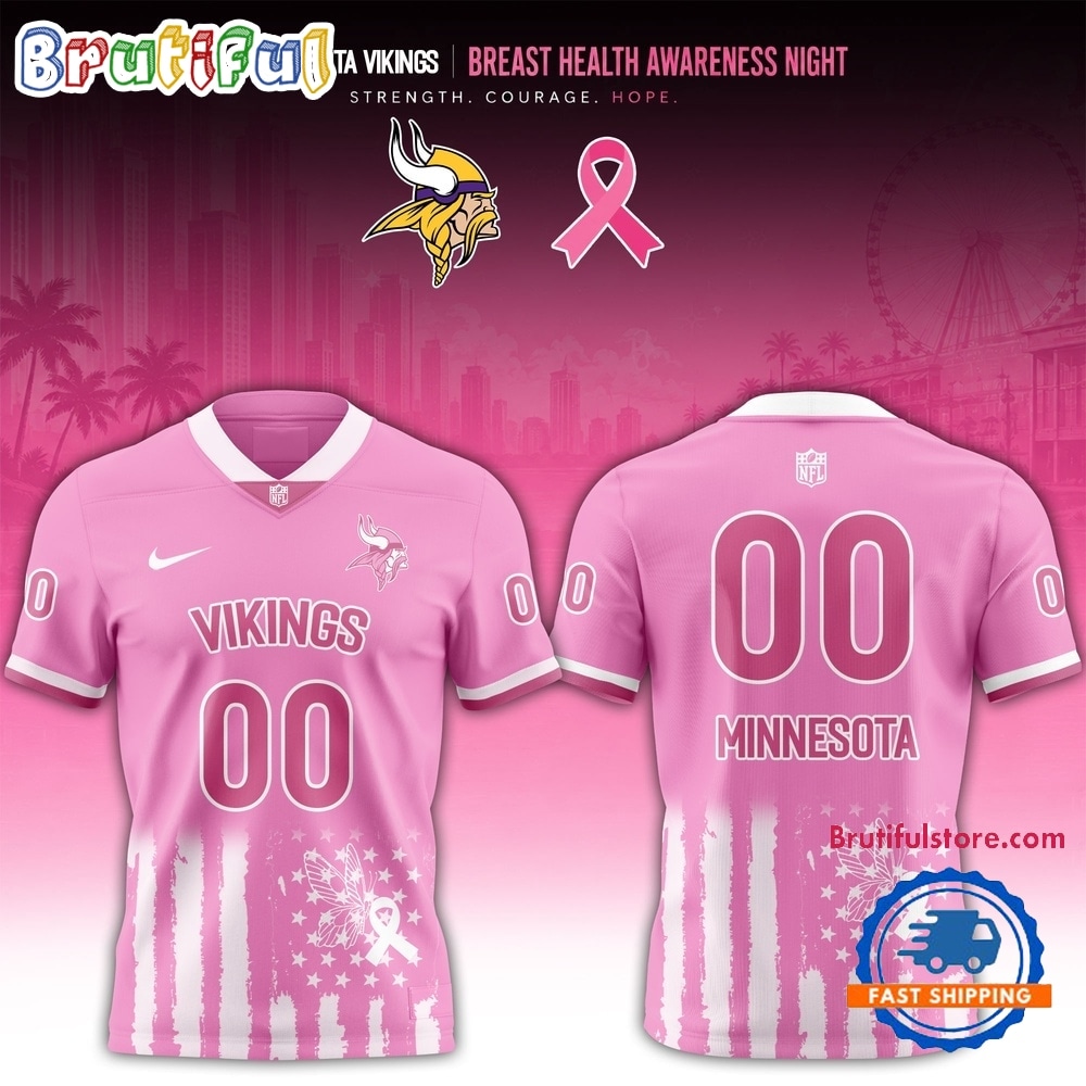 Minnesota Vikings 2026 Breast Health Awareness Night Limited Edition Football Jersey Awareness Fan Apparel 2 - Unicasport Minnesota Vikings 2026 Breast Health Awareness Night Limited Edition Football Jersey Awareness Fan Apparel