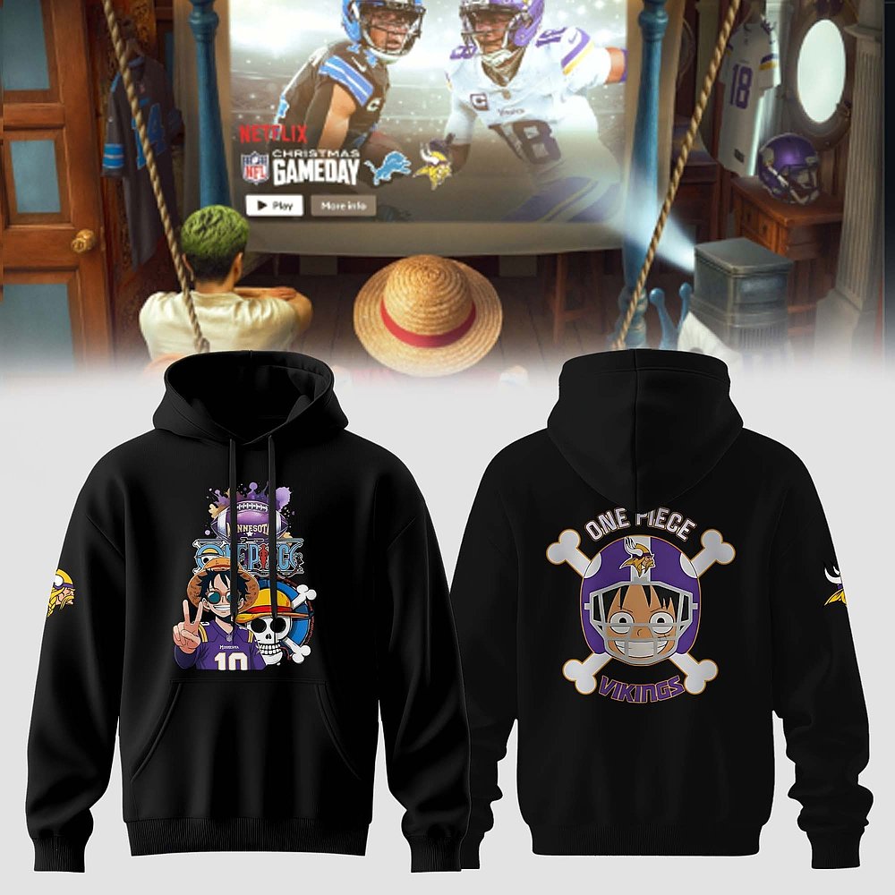 Minnesota Vikings Football NFL One Piece Black Hoodie Limited Edition Best Gift For Football Fans Merch 2026