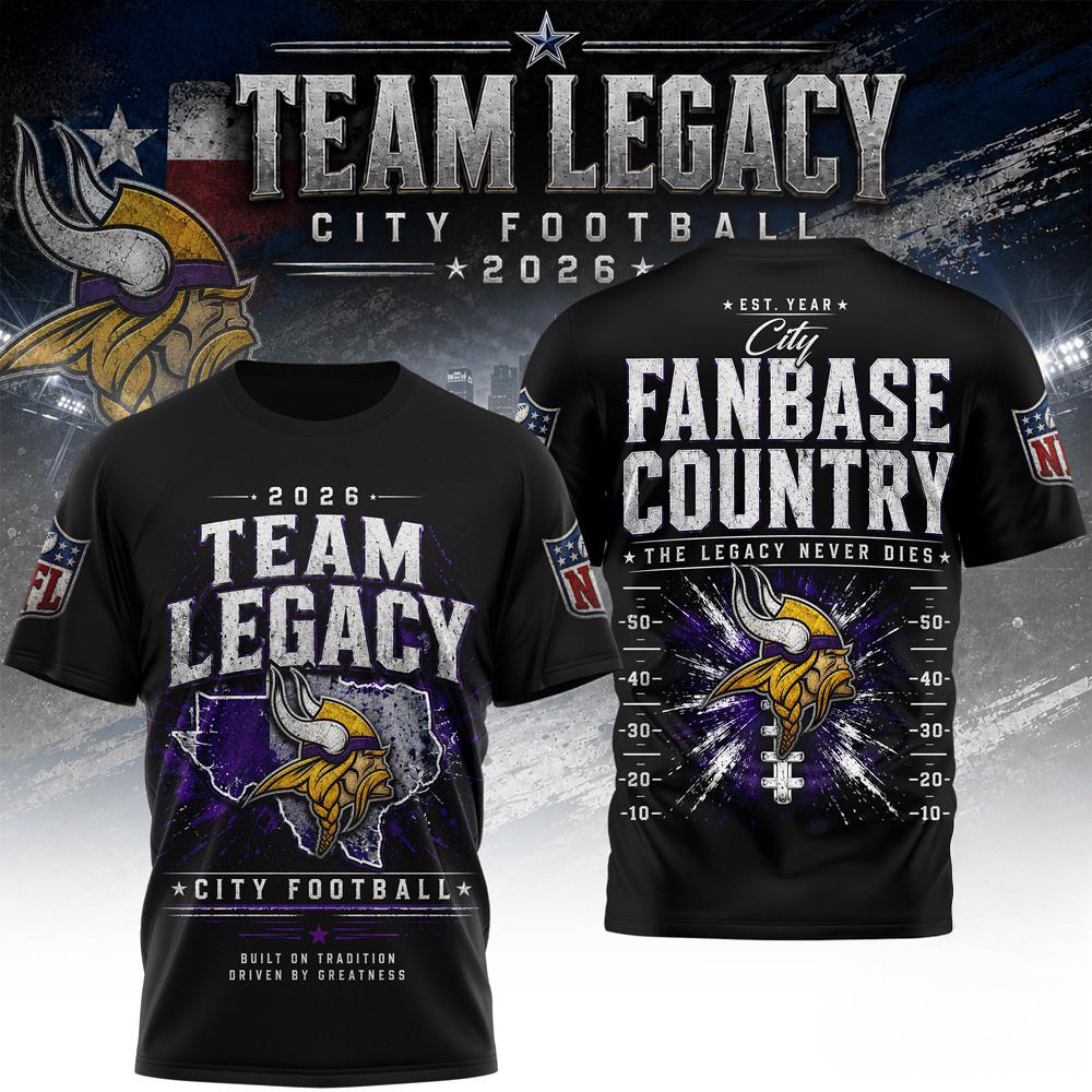 Minnesota Vikings NFL Gridiron Dynasty Limited Edition 3D Fan Shirt