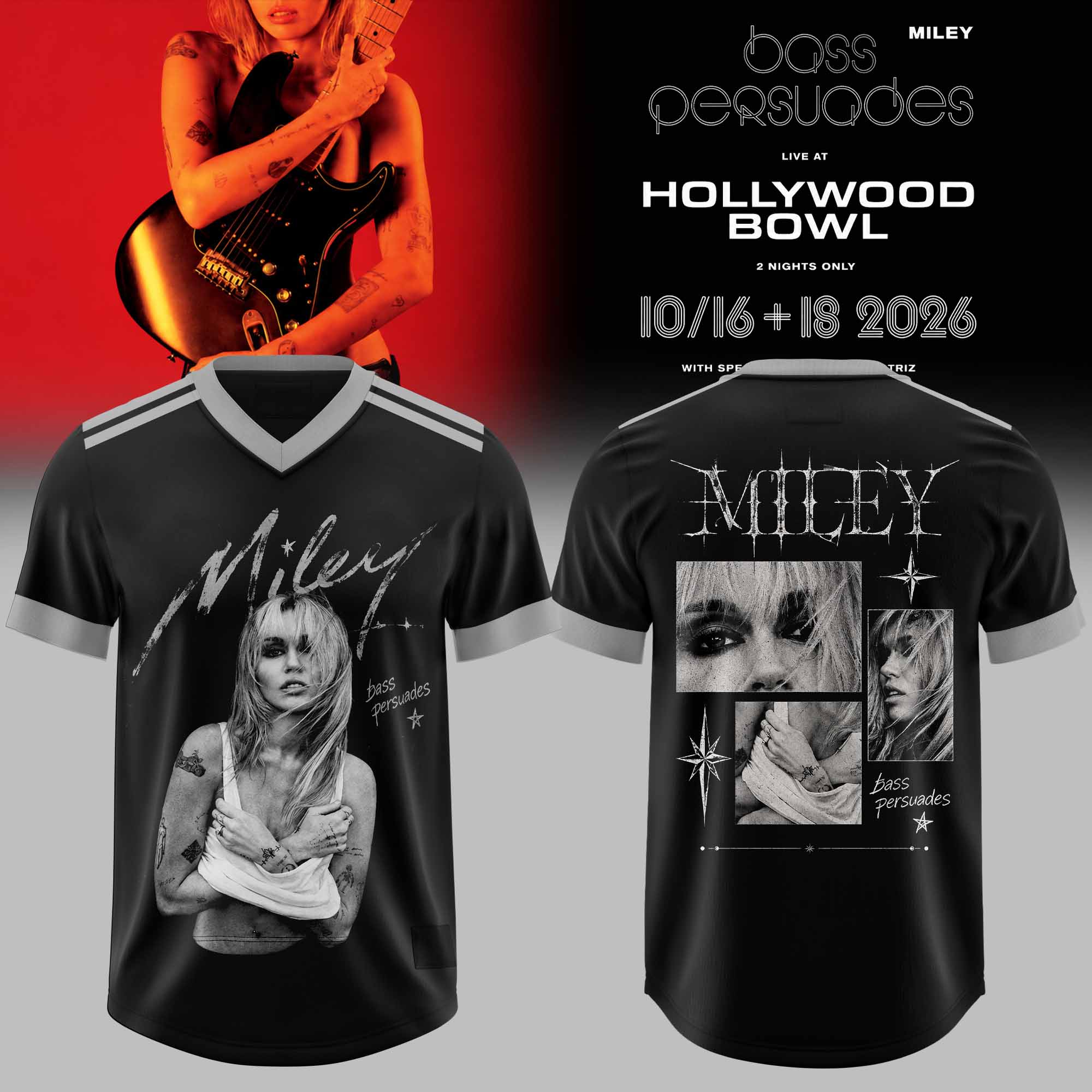 Mly Crs Bass Persuades Live At Hollywood Bowl 3D AOP Football Jersey Fanwear 1 - Unicasport Mly Crs Bass Persuades Live At Hollywood Bowl 3D AOP Football Jersey Fanwear