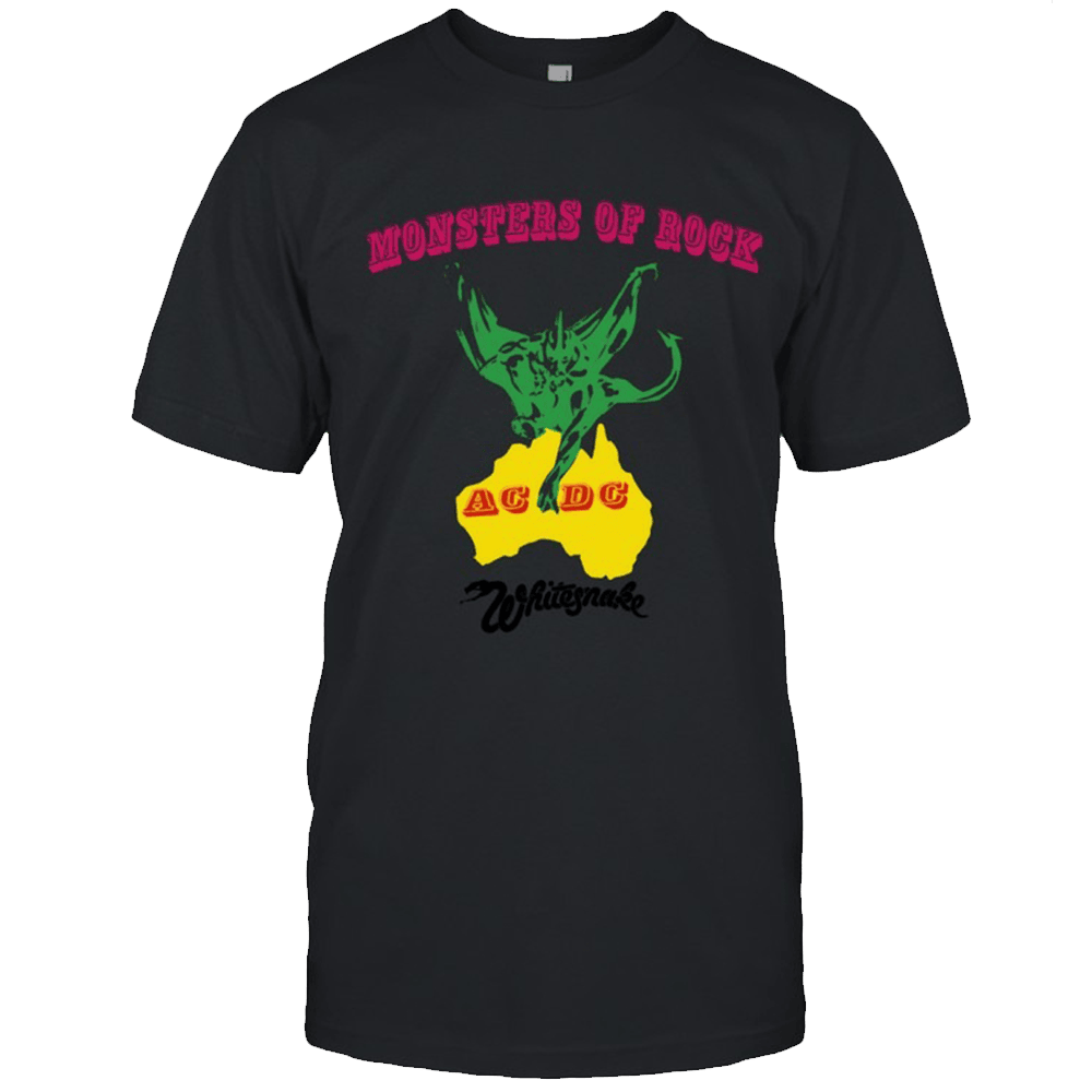Monsters Of Rock Merch ACDC Monsters Of Rock TShirt Dad Fathers Day Gifts