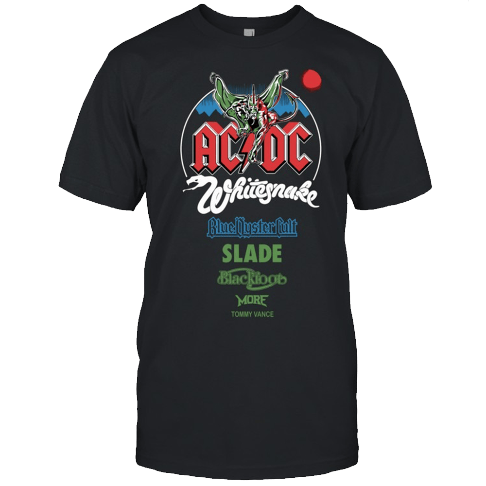 Monsters Of Rock Merch Monsters Of Rock ACDC TShirt Good Fathers Day Gifts