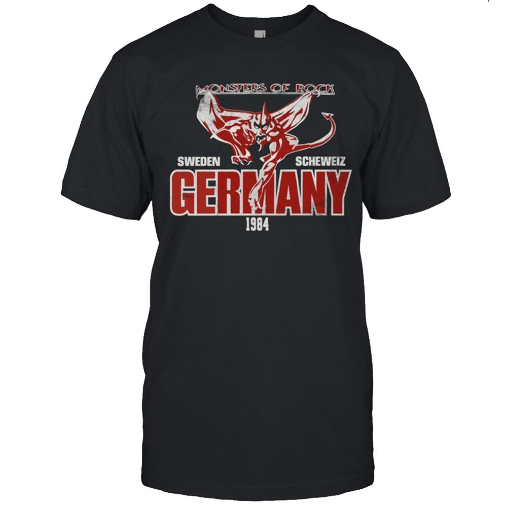 Monsters Of Rock Merch Monsters Of Rock Germany TShirt Unique Fathers Day Gifts