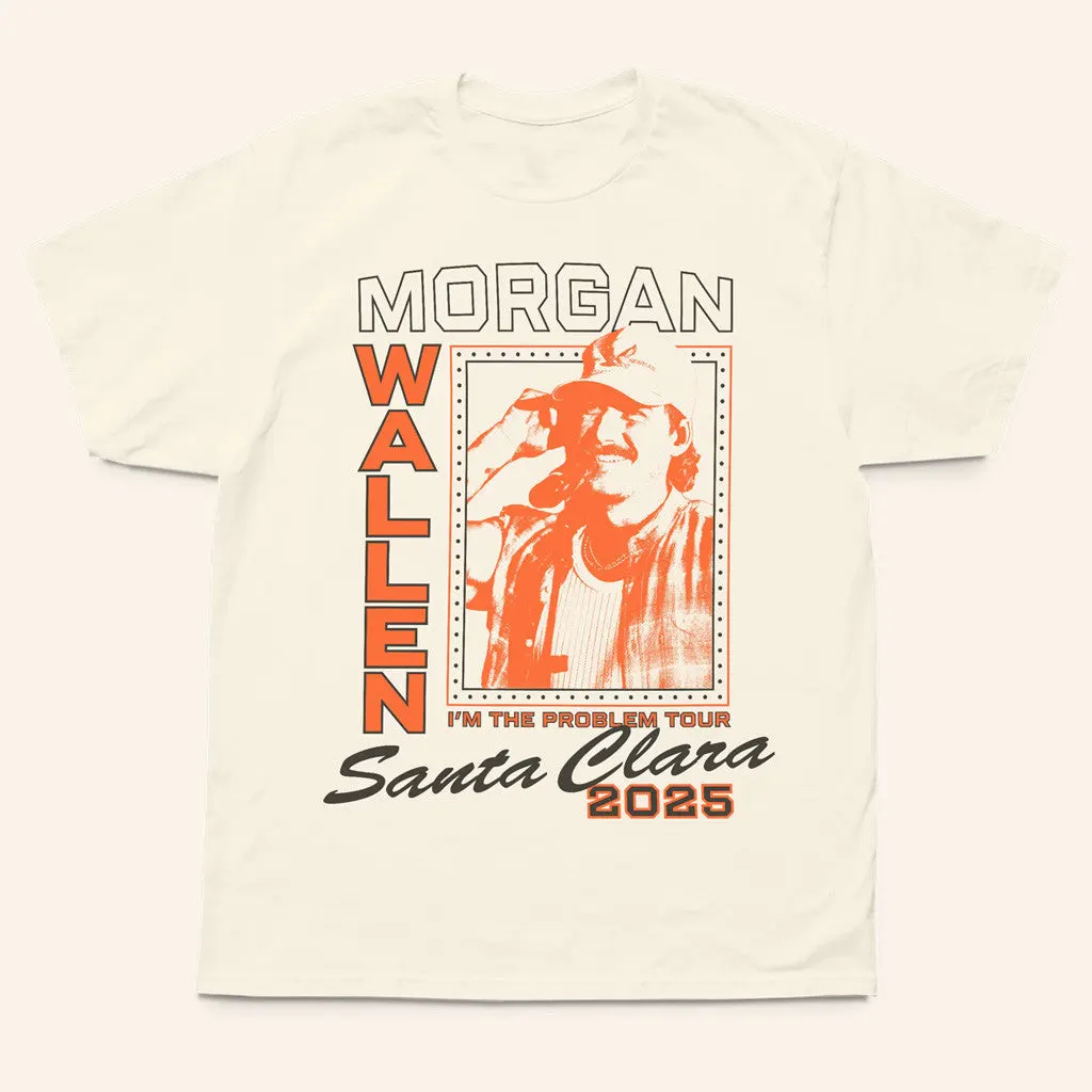 Morgan Wallen Santa Clara Merch Wallen City TShirt Gifts For Dad
